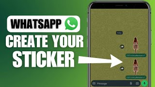 How To Create Sticker On Whatsapp  Make Your Own WhatsApp Sticker [upl. by Rohpotsirhc]