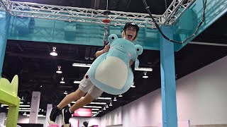 Squishmallows Human Claw Goes Viral at VidCon [upl. by Ewen]