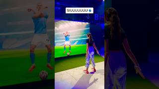 Haaland Celebration🎉 ⚽🤩 football gaming copy celine trending viral shorts viralshorts [upl. by Luwana58]