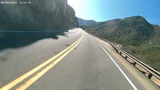 Group ride up Angeles Crest Highway from La Canada to Newcombs Ranch 8042024 [upl. by Aihsinyt]