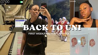 Uni Vlog  first week back to schoolstudying classes social activities etc [upl. by Gillian327]