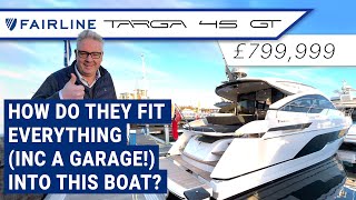 NEW Fairline Targa 45 GT 2021 Model  £799999  Is it worth it [upl. by Anderea]