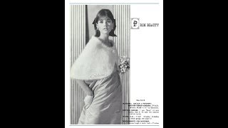 How to knit 50s bridal capelet knit from 100 angora rabbit yarn [upl. by Assiram]