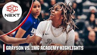 Grayson vs IMG Academy  Chipotle Nationals Girls Semifinal  Full Game Highlights [upl. by Anesor]