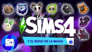 Todo sobre LOS SIMS 4 REINO DE MAGIA ✨ Tipos de familiares magos portal Toda la info💜 [upl. by Ettenej]