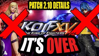 KROHNEN AND BJENET ARE DONE KOF XV Patch 210 Details [upl. by Trilley104]