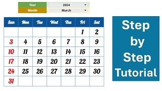 How to create dynamic Calendar in Google Sheet [upl. by Aneen86]