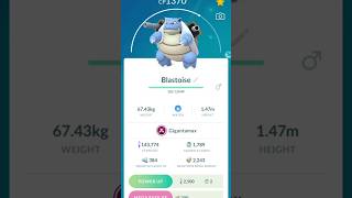 GMax Blastoise  Pokémon GO pokemon pokemongo gigantamax maxout [upl. by Call214]