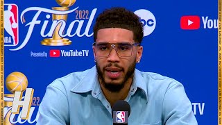 Jayson Tatum Postgame Interview  Game 3  Warriors vs Celtics  2022 NBA Finals [upl. by Colline]