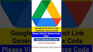 Google Drive Direct Download Link Generator HTML WEBTOOLS html blogger sourccode [upl. by Alekal]