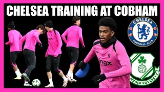 Chelsea Training Highlights  Chelsea vs Shamrock Rovers  Acheampong Joao Felix Sancho [upl. by Ydnem]