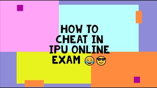 How to cheat in IPU Exam  Wheebox Cheat  Online Exam  IPU Exam  Cheating in Online test  Nyc 😎 [upl. by Teddie860]