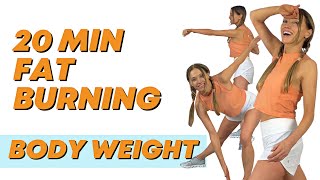 20 Minute Fat Burning Bodyweight Workout at Home  No Equipment  Lucy Wyndhamread [upl. by Ernesta]