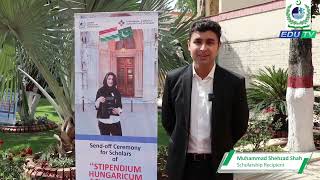 Stipendium Hungaricum Scholarship Program Scholarship Recipient M Shehzad Shah [upl. by Ransom]