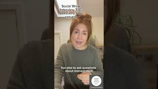 Social Work Interview Tips Questions YOU can ask socialwork socialworker socialworkstudent asye [upl. by Vonny944]