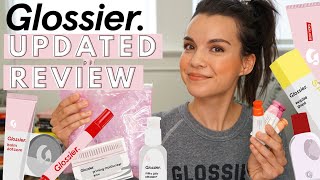 I Review Almost EVERY Glossier Product  Ingrid Nilsen [upl. by Aenyl3]