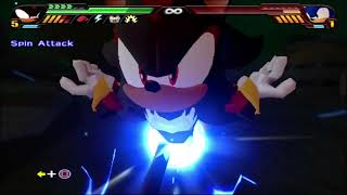 Shadow Sonic VS Goku Black  DBZ Tenkaichi 3 MOD [upl. by Hallerson]