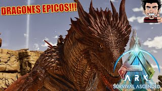 DRAGON KINGDOM MOD BESTIAL DE DRAGONES ARK MODS ARK SURVIVAL ASCENDED GAMEPLAY ESPAÑOL [upl. by Florentia714]