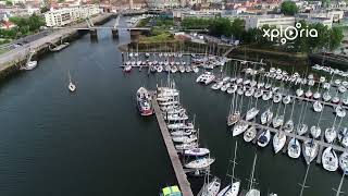 Grand Port Maritime of Dunkirk Dunkerque France 201907 aerial video [upl. by Alekim]