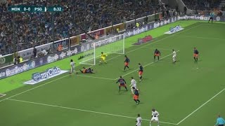 HD Montpellier vs PSG  Ligue 1  Journée 16  03 Décembre 2016  PES 2017 [upl. by Durwyn]