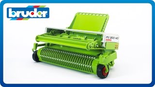 Bruder Toys CLAAS Pick Up 300HD 02221 [upl. by Meridith]