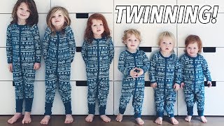 Six Kids in Matching Onesies [upl. by Alekal]