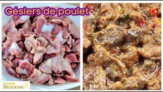 Recette de gésiers de poulet sautés [upl. by Geiss709]