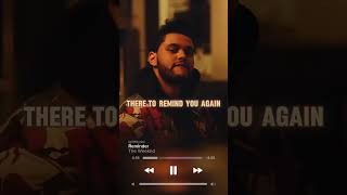 Reminder lyrics TheWeeknd reminder starboy videoedit lyricvideo reminderremix [upl. by Akkimat557]