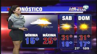 estefania caballero 18noviembre2011 noticias de la tarde [upl. by Herv355]