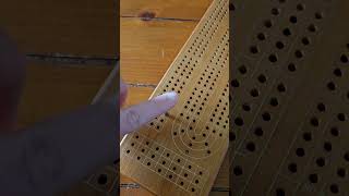 Walnut Stained Cribbage Board Game Set from Pacific Shore Games [upl. by Kral]