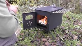 Cooking on the Outbacker firebox stove [upl. by Hut99]