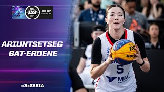 Ariuntsetseg BatErdene 🇲🇳 FIBA 3x3 Asia Cup 2024 Women Mixtape 🔥 [upl. by Weikert]