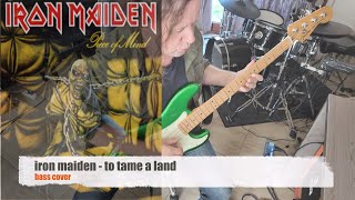 Rock Out With This Iron Maiden Bass Cover To Tame A Land [upl. by Nalon29]