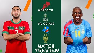 MOROCCO vs DR CONGO Can the Congolese Upset the Atlas Lions Preview [upl. by Alemat778]