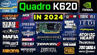 Nvidia Quadro K620 In 2024  Test in 100 Games [upl. by Abigail285]