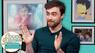 Daniel Radcliffe Rewatches His Roles In Harry Potter The Simpsons amp More 2019  Couch Surfing [upl. by Rosabelle]