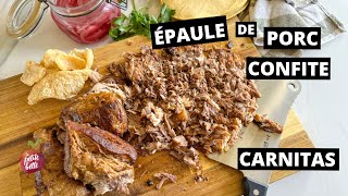 ÉPAULE DE PORC CONFITE 🐷 les tacos carnitas la petite bette [upl. by Ingunna]