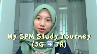 My SPM Study Journey From 5G to 7A  Last minute study [upl. by Marris]