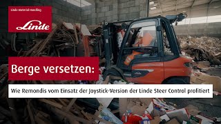 Berge versetzen Wie Remondis vom Einsatz der JoystickVersion der Linde Steer Control profitiert [upl. by Annabella]