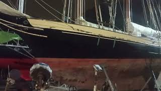 Gaff Rigged Schooner Mary Bryant at rest Port Edgar [upl. by Reiter]