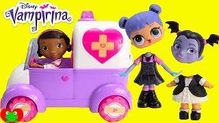 Vampirina Doc McStuffins Rosie Rescue Ambulance Wrong Heads [upl. by Magen365]