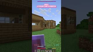 MI NOVIA ME REGALA ESTA CASA… minecraft ahorts gaming [upl. by Oirad309]