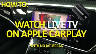 How To Watch Live TV On Any Apple CarPlay System [upl. by Ulrike]