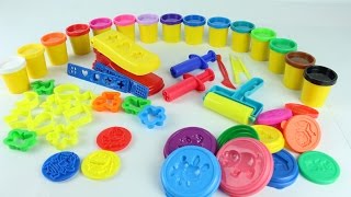 Jugando con Plastelina de colores de PlayDoh [upl. by Bozuwa]