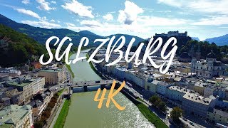 Salzburg drone footage AUSTRIA in 4K [upl. by Brunhilda]