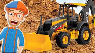 Blippi Bulldozer Canción [upl. by Nylinnej]