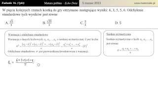 Zadanie 16  Matura próbna 05032013 Echo Dnia [upl. by Theresina]
