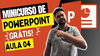 Minicurso Completo de PowerPoint GRÁTIS  AULA 4  Conhecendo os tipos de Planos de Fundo [upl. by Nahgrom]