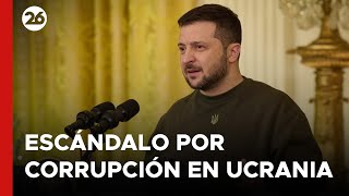 GUERRA RUSIA  UCRANIA  Escándalo por corrupción en Ucrania [upl. by Lucchesi]