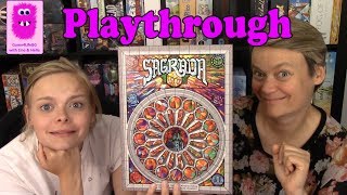 Sagrada Playthrough amp First Impression In English board game family game [upl. by Wernda532]